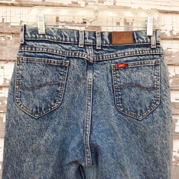 🌟 Vintage Lee acid wash jeans size 13 long - Picture 2 of 10